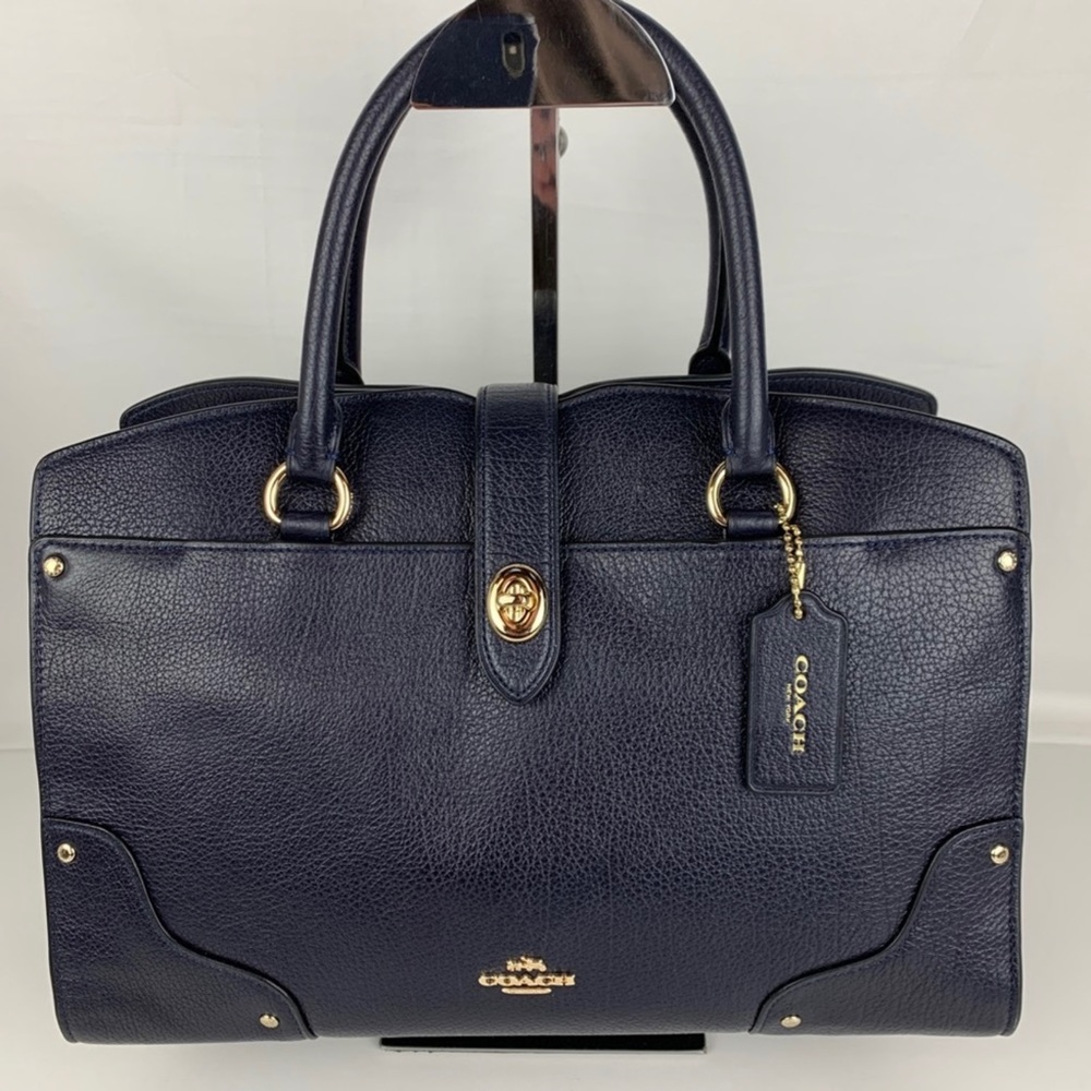 Coach Mercer 30 Satchel Crossbody Shoulder Triple Compartment Bag